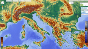 Relief map